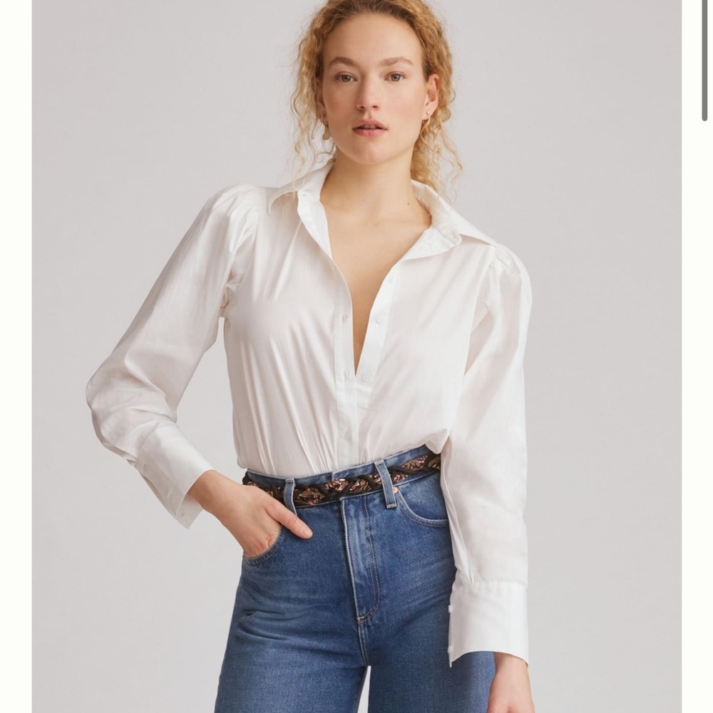 Anthropologie Mare Mare Button Up Bodysuit
